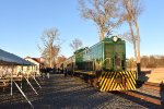 The train has arrived back at the South Woodstown Depot